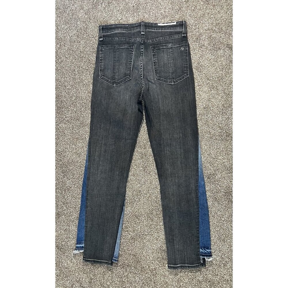 Rag & Bone Women Nina High Rise Ankle Cigarette Jeans size 27 Stretch Zipper - Picture 2 of 13